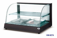 HW-827A Curved glass warming showcase