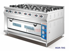 HGR-98G 8-Burner Gas Range with Gas Oven