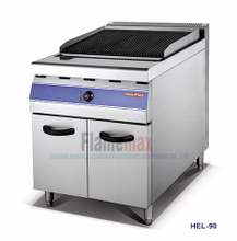 HGL-90 Gas Lava Rock Grill with Cabinet