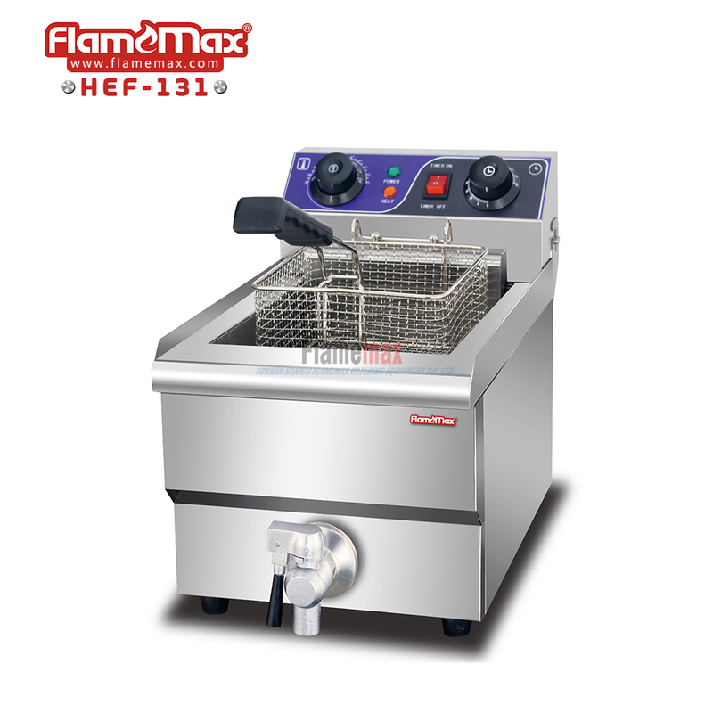 HEF131 1Tank 1Basket Electric Fryer Buy pressure deep fryer